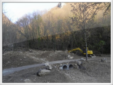 Lavori in Vallarga fatti dalla Forestale